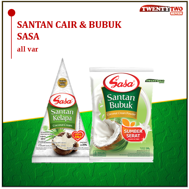 

Sasa Santan Cair Bubuk Coconut Cream Powder Liquid