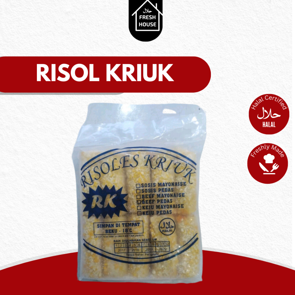 

RISOL KRIUK/RISOL BEEF MAYO/RISOL MAYO PEDAS