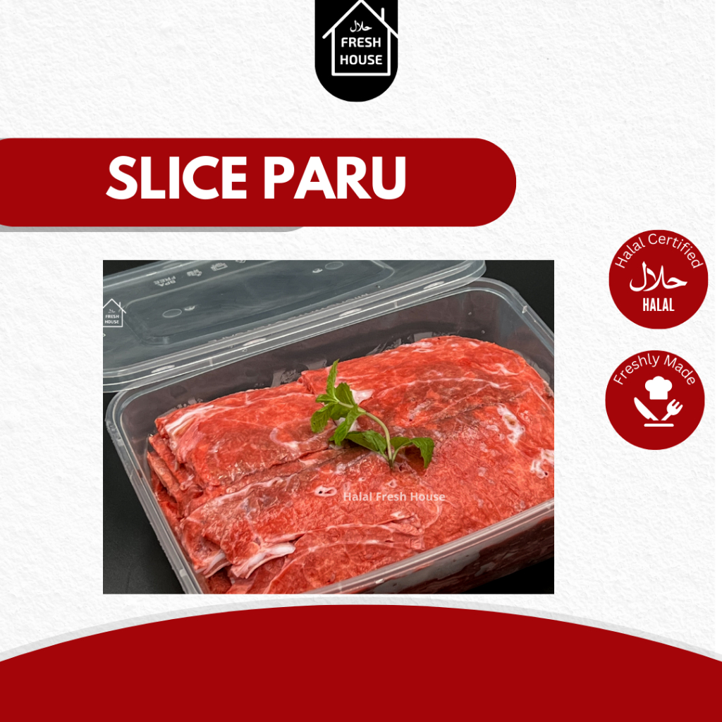 

BEEF SLICE PARU PLAIN DAN MARINASI 500 GR