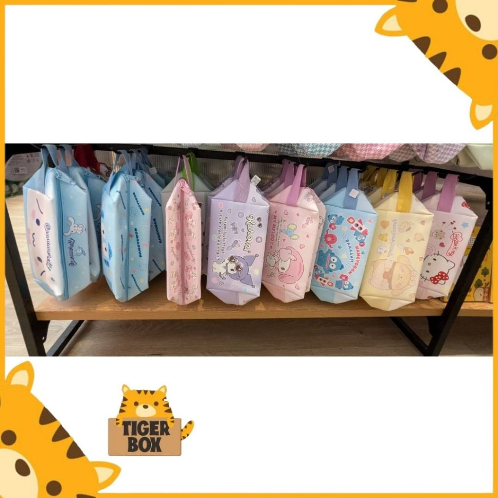 

Tempat Pensil Pouch Tempat Alat Tulis Motif Sanrio Kuromi Hello Kitty