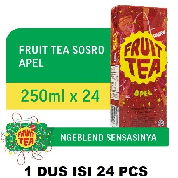

Fruit Tea Sosro Apel Kotak 250 Ml - ( Harga 1 Dus Isi 24 )