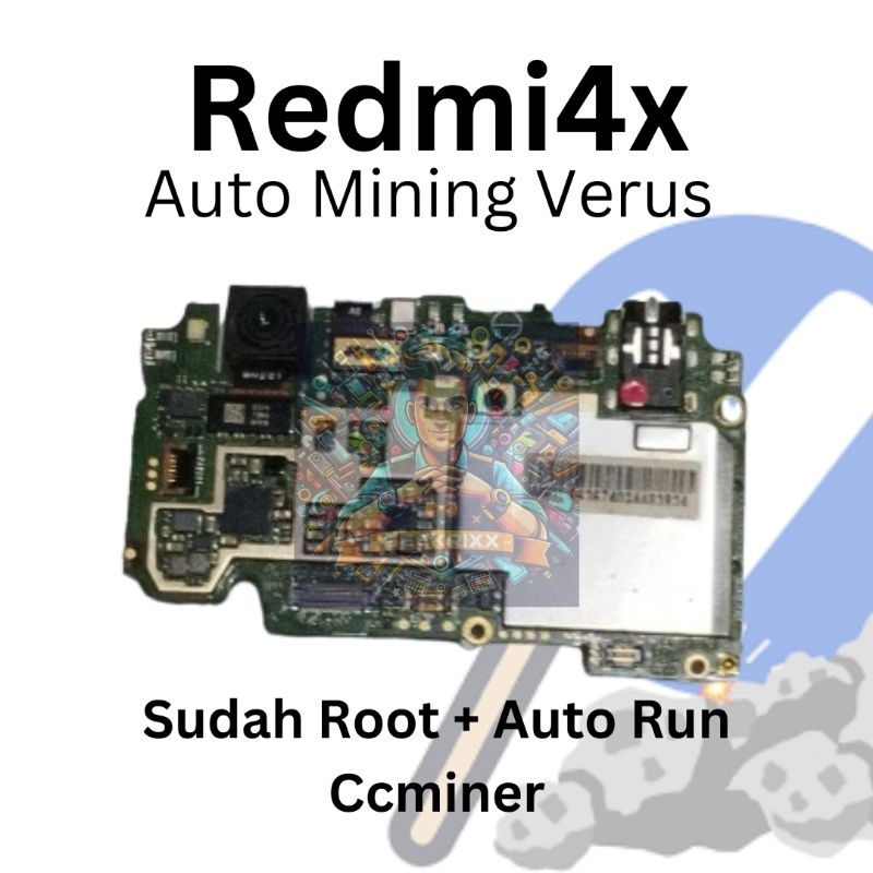 Mesin Redmi 4x Auto Mining Verus