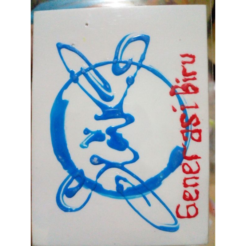 

British Sticker Timbul : Slank Generasi Biru