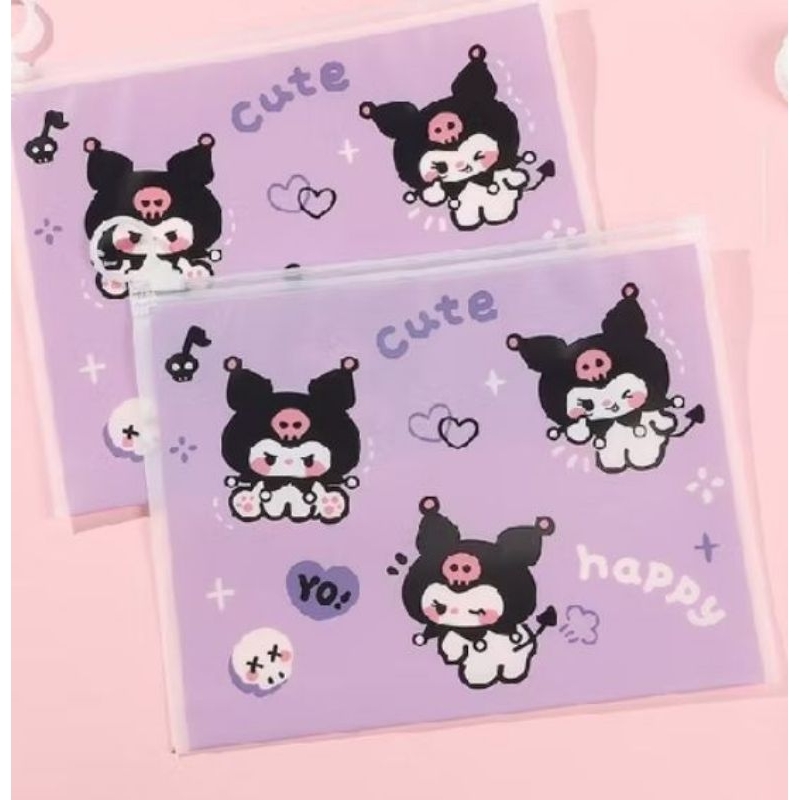 

Zipper Bag Stationary Motif Kartun / Tempat Alat Pensil