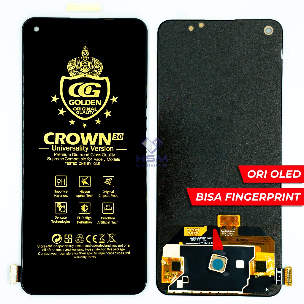 LCD OPPO RENO 5 4G/RENO 6 4G OLED FINGERPRINT FULLSET TOUCHSCREEN ORI OEM