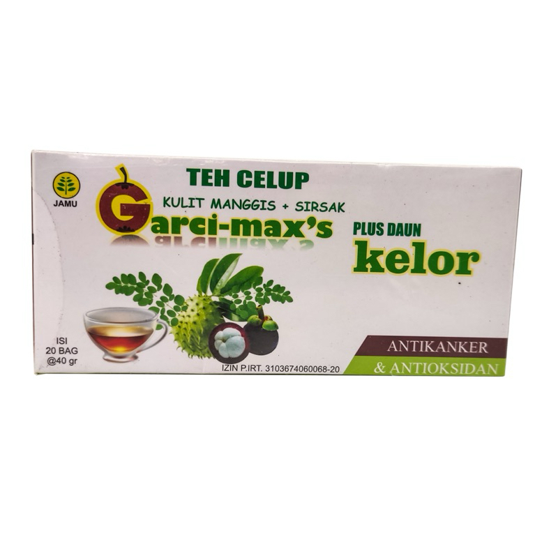 

TEH CELUP GARCY MAX'S KULIT MANGGIS + SIRSAK + KELOR ANTIKANKER ANTIOKSIDAN TINGGI