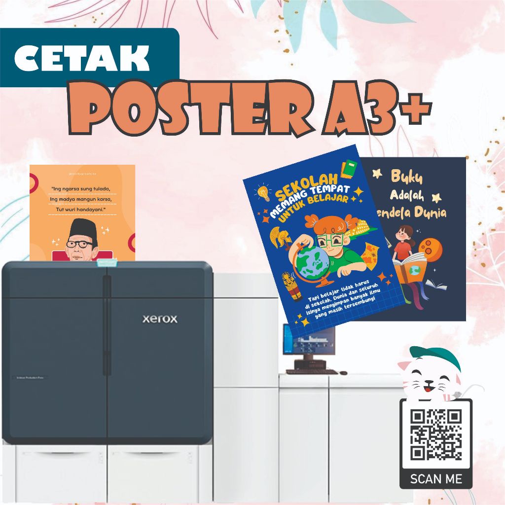 

CETAK POSTER A3+ | DIGITAL PRINTING | EXPRESS & MURAH