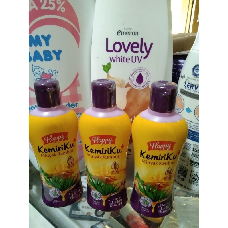 MINYAK KEMIRIKU/HAPPY KEMIRIKU/HAIR LOTION KEMIRI 100ML