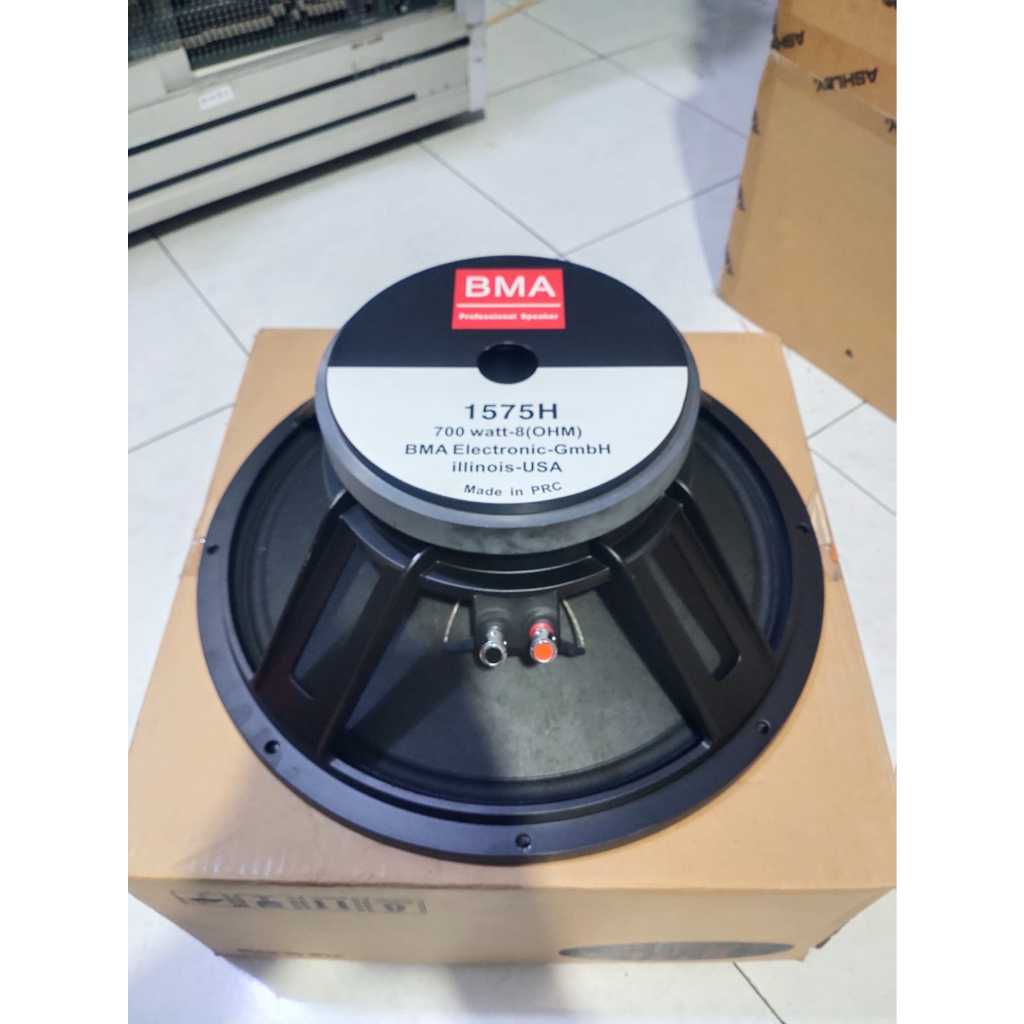 Speaker Komponen BMA 1575H Original 15 inchi 700 Watt Component 1575 H 15in 15" 15inch 700W