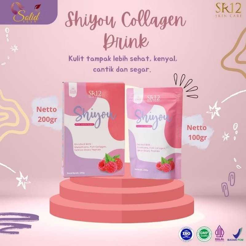 

Shiyou Colagen Drink SR12/Minuman Kolagen Rasa Rasberry