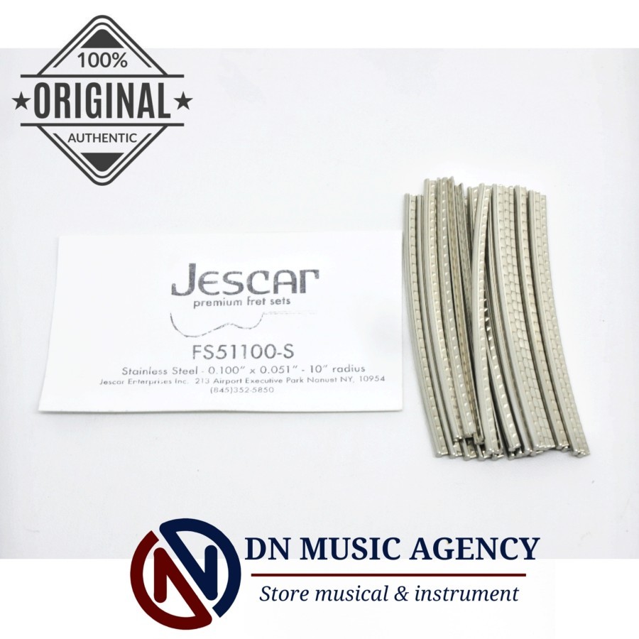 Fret gitar dan bass Jescar FS51100 nickel jescar stainless jescar EVO original
