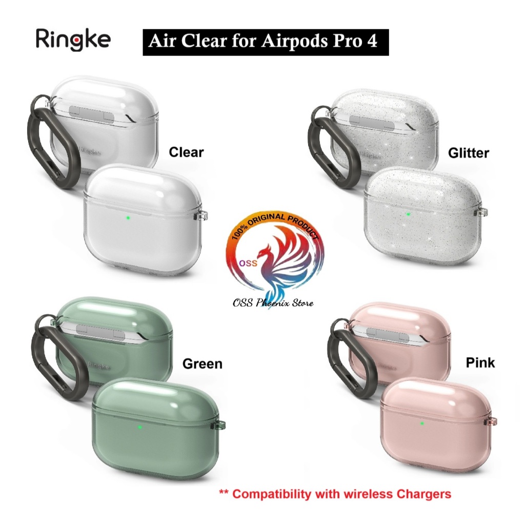 Case Airpods Pro 4 2024 Ringke Air Clear Soft Casing Airpods Pro 4