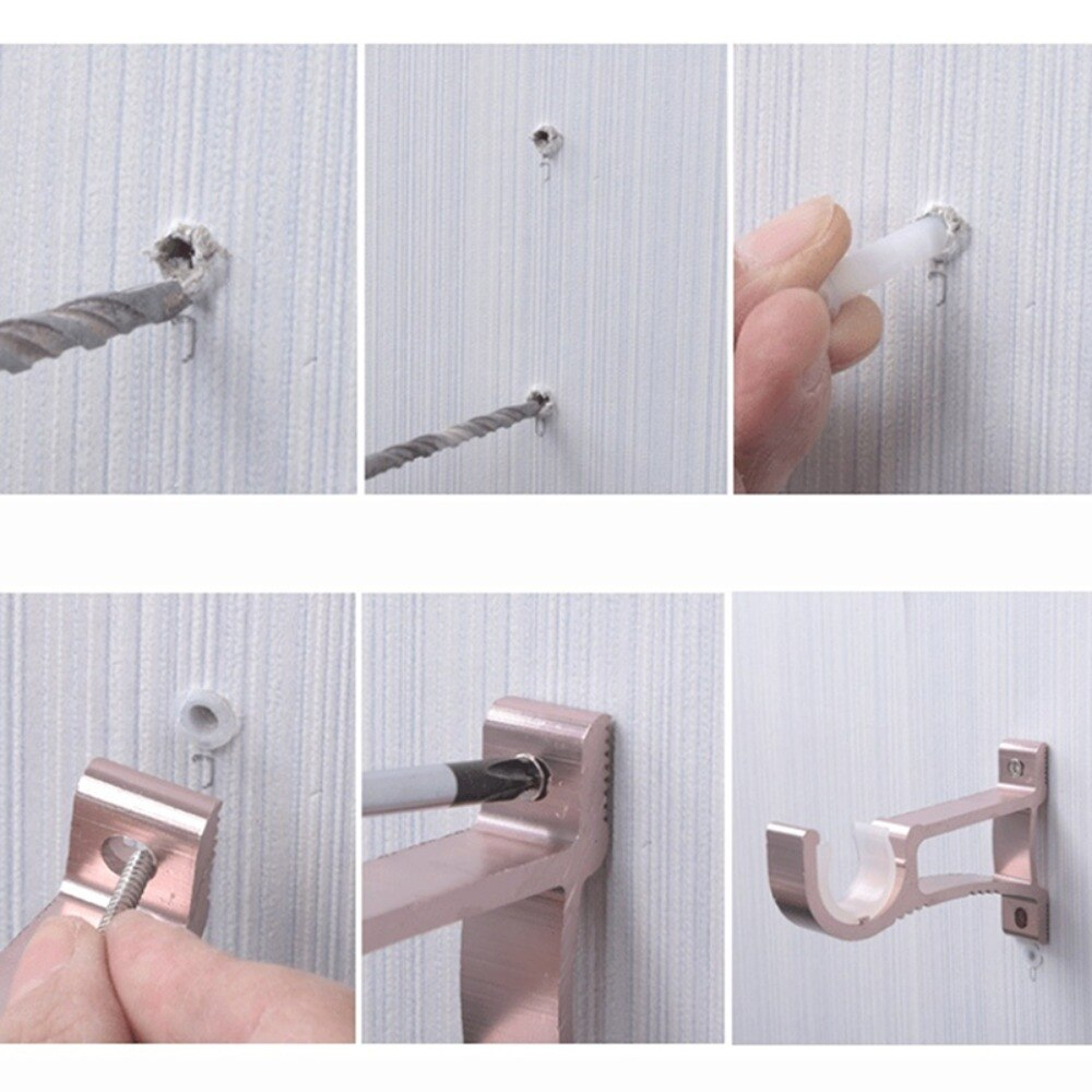 HJK 2pcs Bracket Tiang Gorden Aluminum Cantolan Tiang Gorden Fixfocus Hook Tiang Gorden Hook