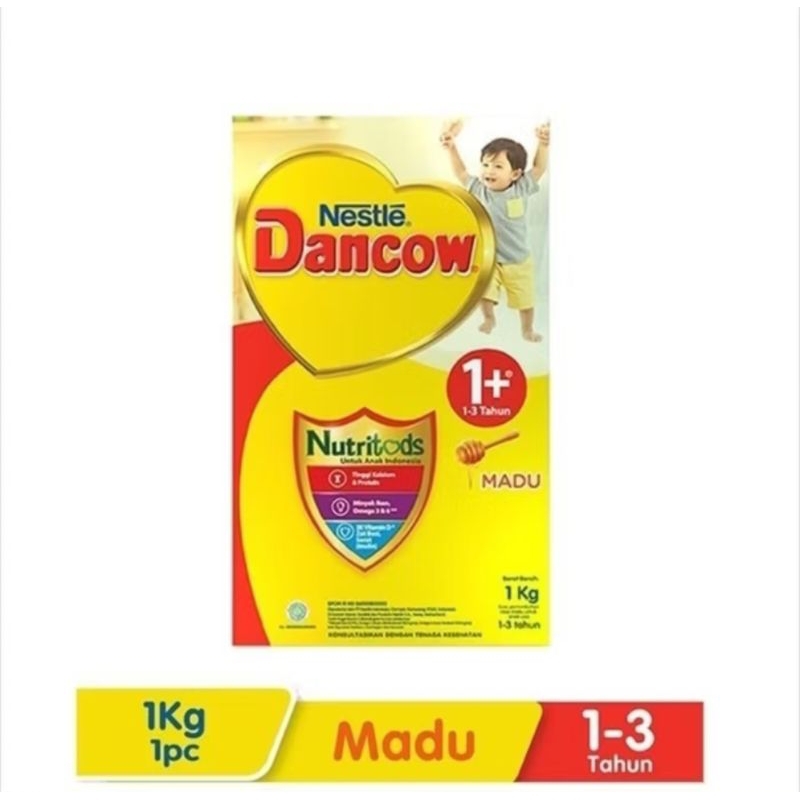 

Dancow 1kg 1+ 3+ Vanila Madu