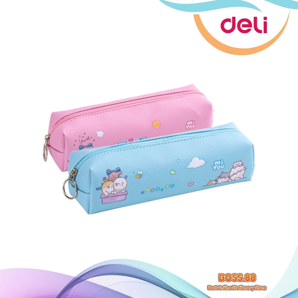 

PENCIL CASE / TEMPAT PENSIL RIT DELI H-902 (1 PCS)