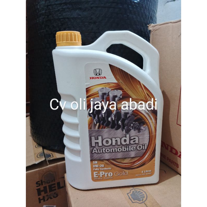 Oli Mesin Mobil Honda Epro E-pro Gold OW-20 | 4 liter OLI HONDA