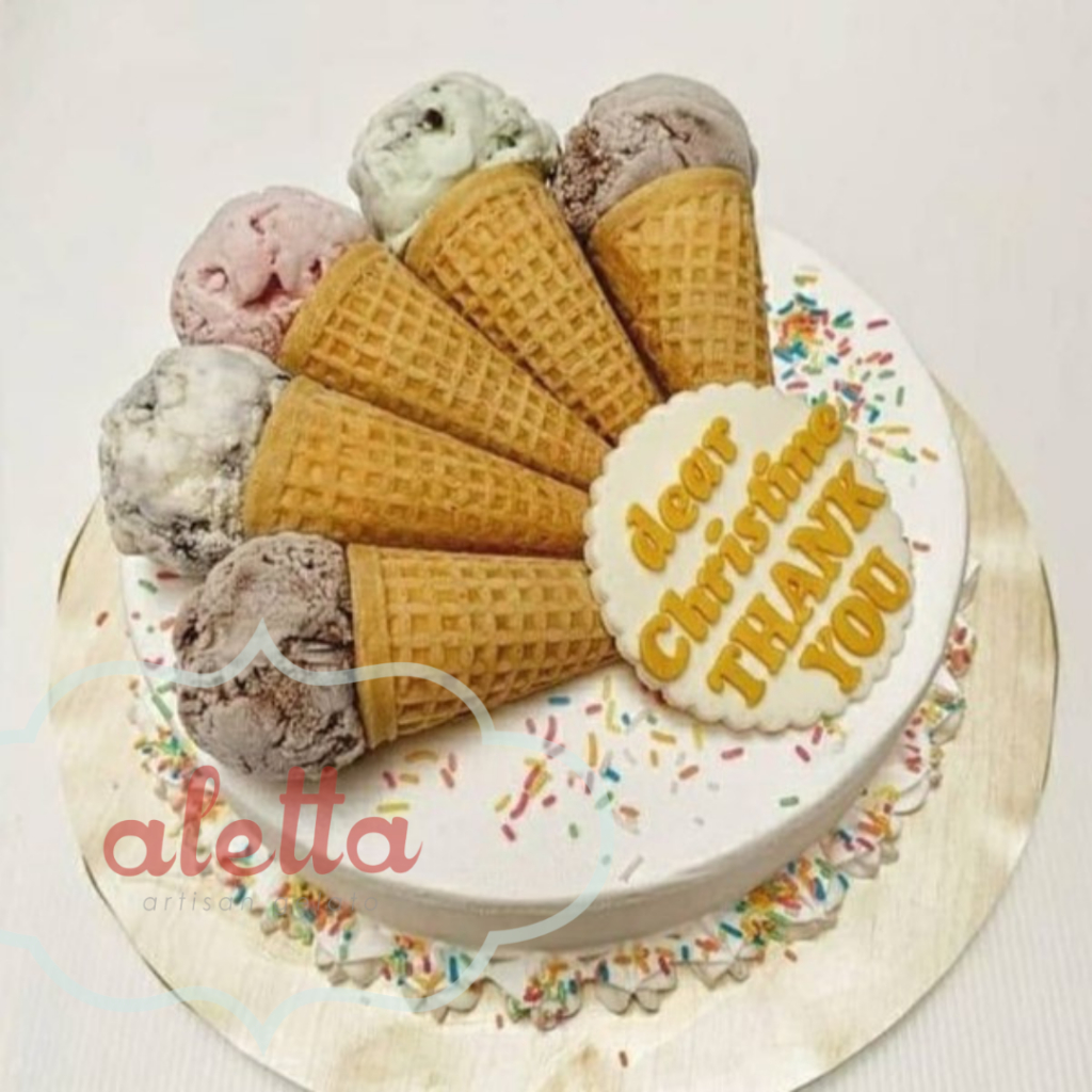

Gelato Cake - Ice Cream Cake - Cone