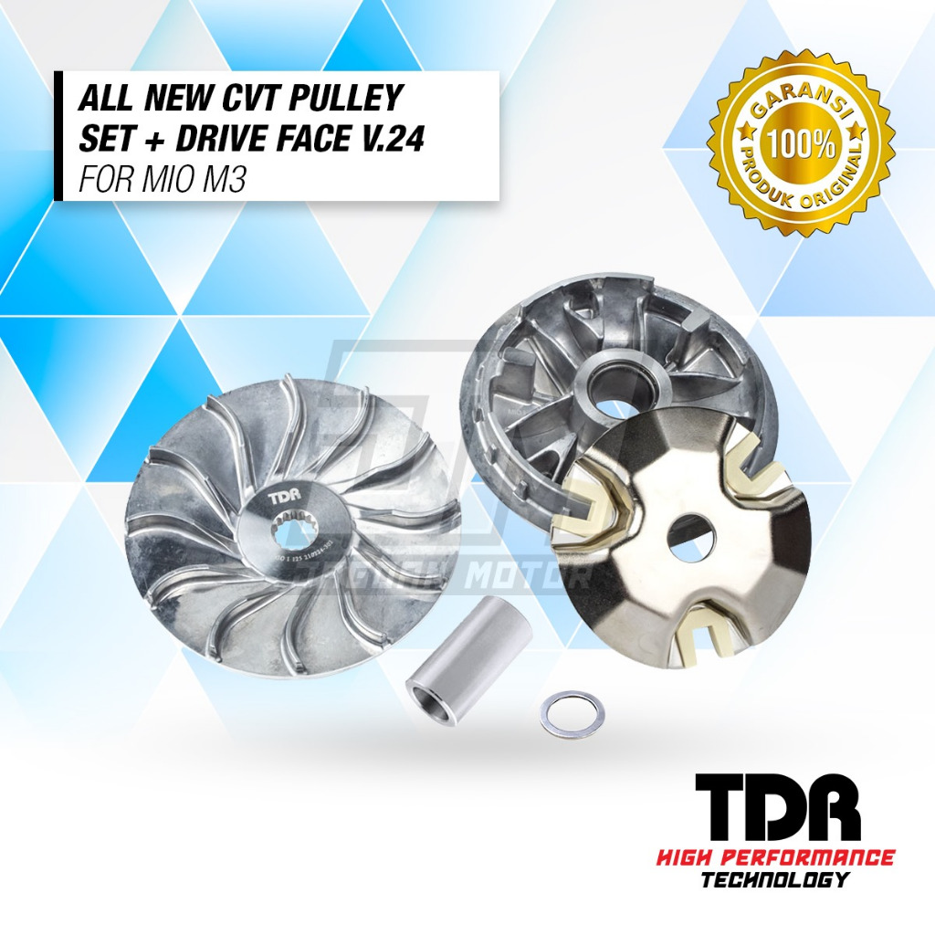TDR Pulley Set + Drive Chain Mio M3 (V.24)