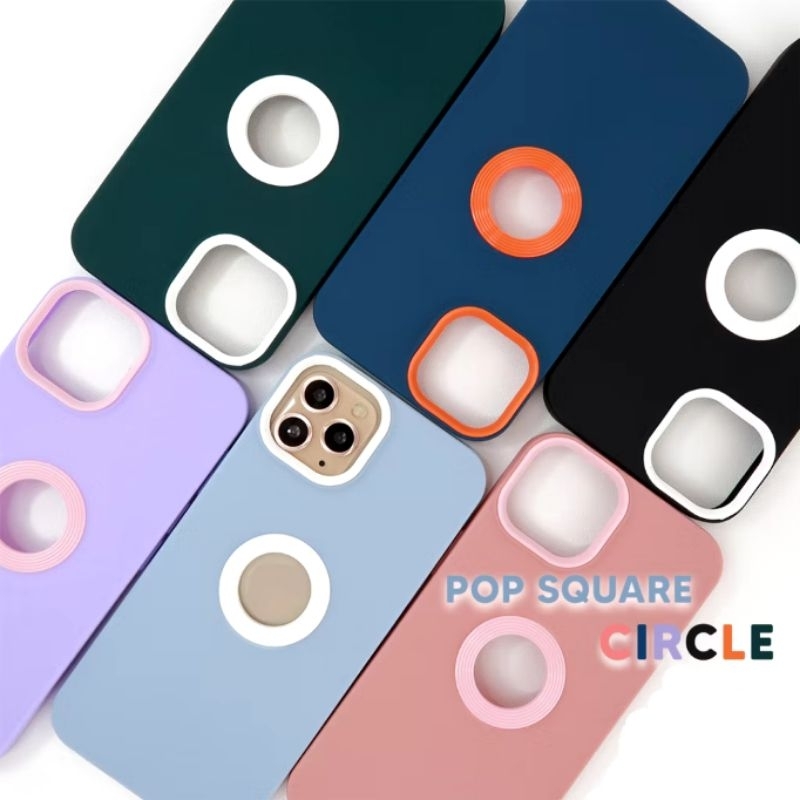 SOFTCASE POP SQUARE CIRCLE CASE IPHONE 11 / 11 PRO / 11 PRO MAX
