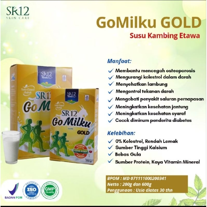 

SUSU GOMILKU GOLD SR12 SUSU KAMBING ETAWA
