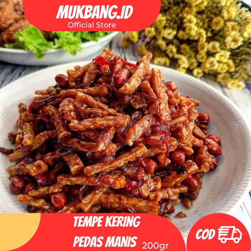 

Kering Tempe Orek Tempe Pedas manis Tanpa Bahan Pengawet Halal bisa COD 200gram