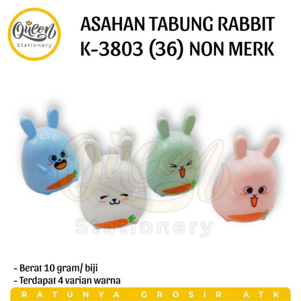 

1 PCS ASAHAN TABUNG RABBIT K-3803 (36) NON MERK / OROTAN / RAUTAN LUCU (010407)