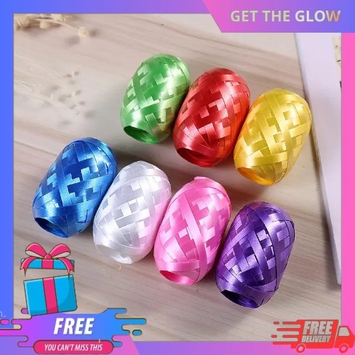 

(FREE GIFT RANDOM) Getheglow Pita Kado Pita Hadiah Pita souvenir 1 set 6 rol 10 M untuk Dekorasi Pesta Balon