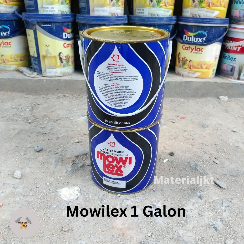 Cat Tembok Mowilex Galon 2,5 Liter Geranium Yellow Cannary