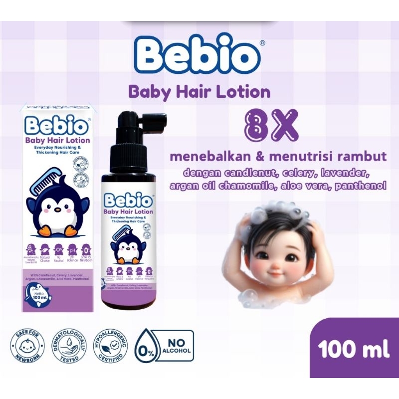 Bebio Hair Lotion Spray Minyak Rambut Bayi