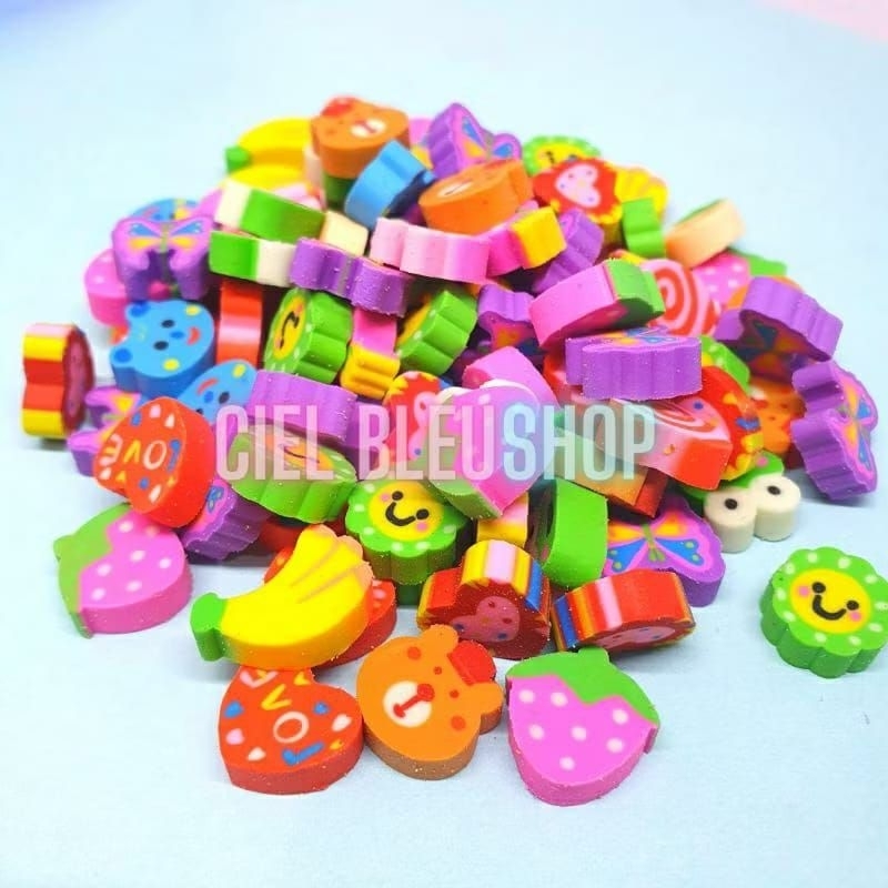 

PENGHAPUS MINI ECER SATUAN / MINI ERASER / CIEL BLEU SHOP