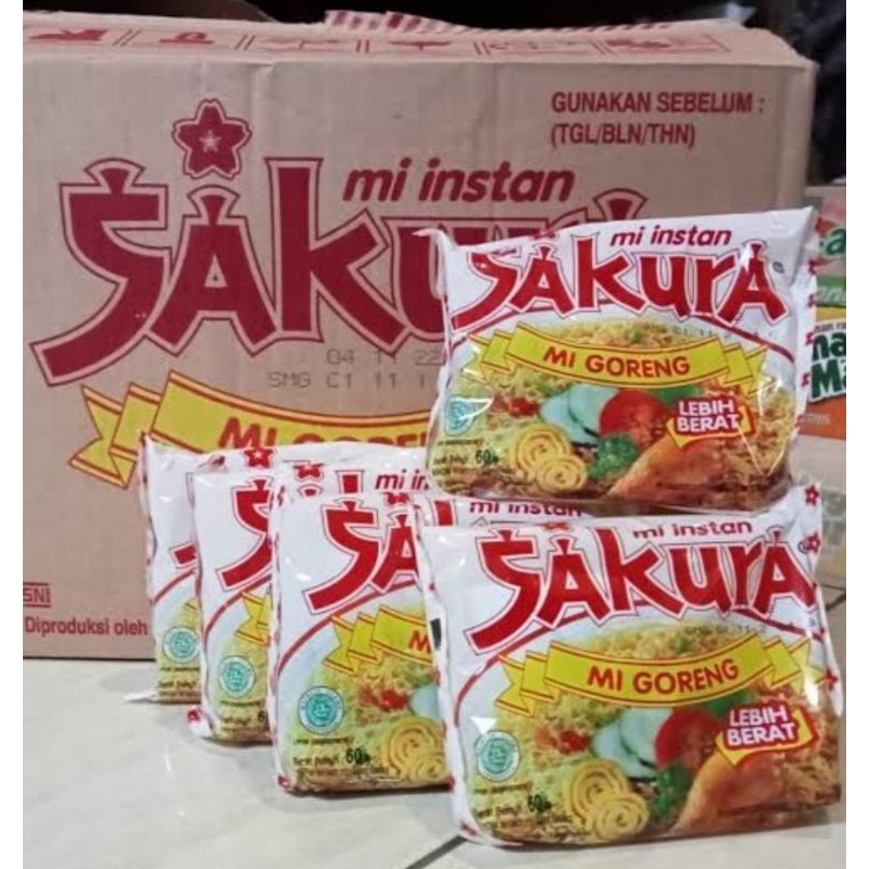 

MIE SAKURA GORENG ISI 5 PICIS