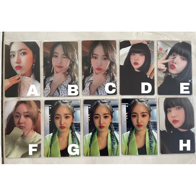 sinb photocard gfriend viviz album time for us limited walpurgis night fever