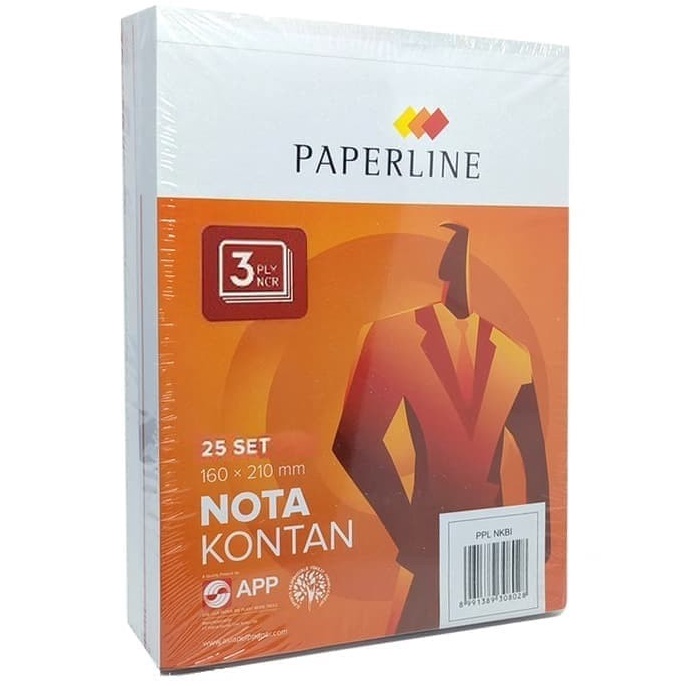 

Sale Buku Nota Kontan Besar 3 Rangkap 3 Ply NCR Merk Paperline Isi 1 buku H52