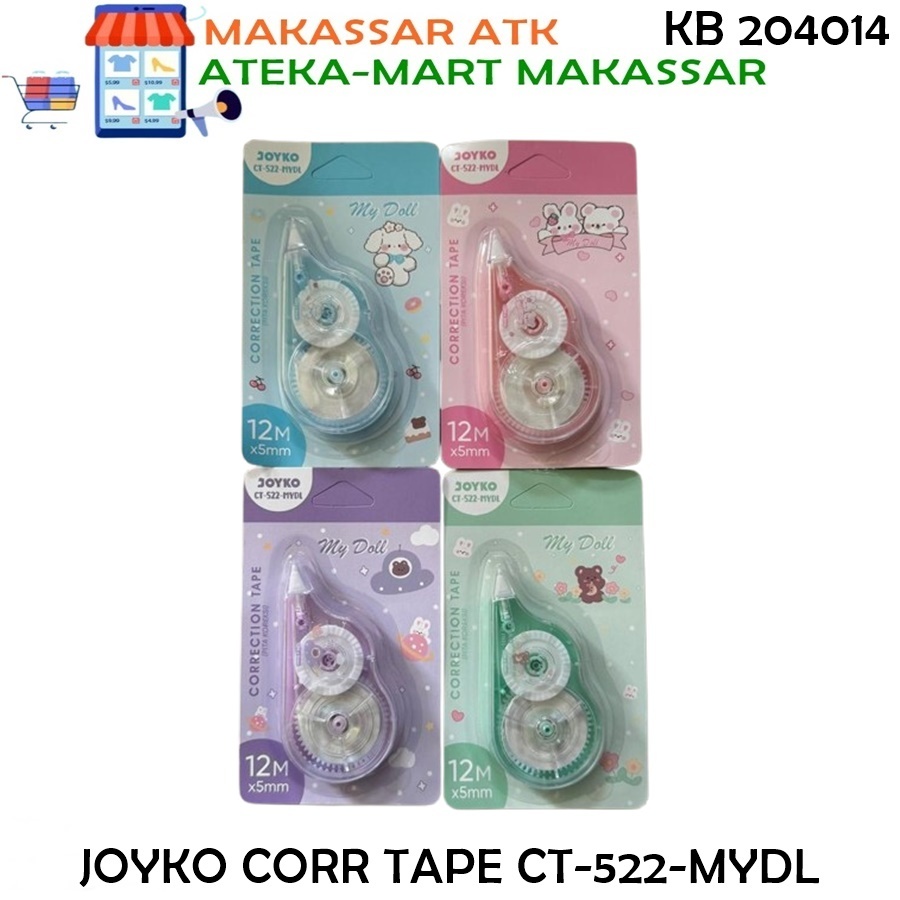 

JOYKO PITA KOREKSI CORRECTION TAPE CT-522-MYDL MY DOLL