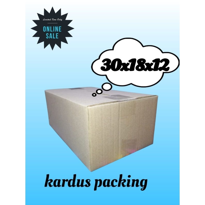 

kardus besar UK 30x18x12 kardus packing kardus kecil