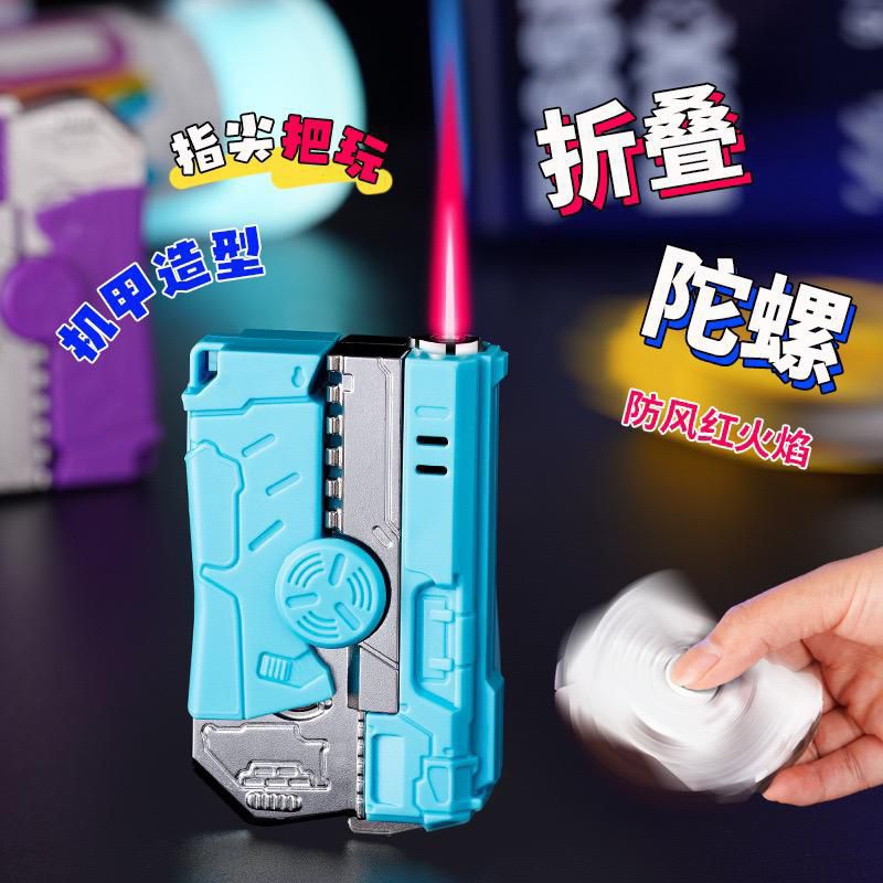 korek api model pistol mainan korek gas spiner pistol bisa di isi ulang 4236