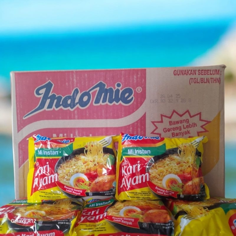 

indomie instan kuah kari ayam 1dus / 30pcs / 20 pcs /10 pcs/5pcs