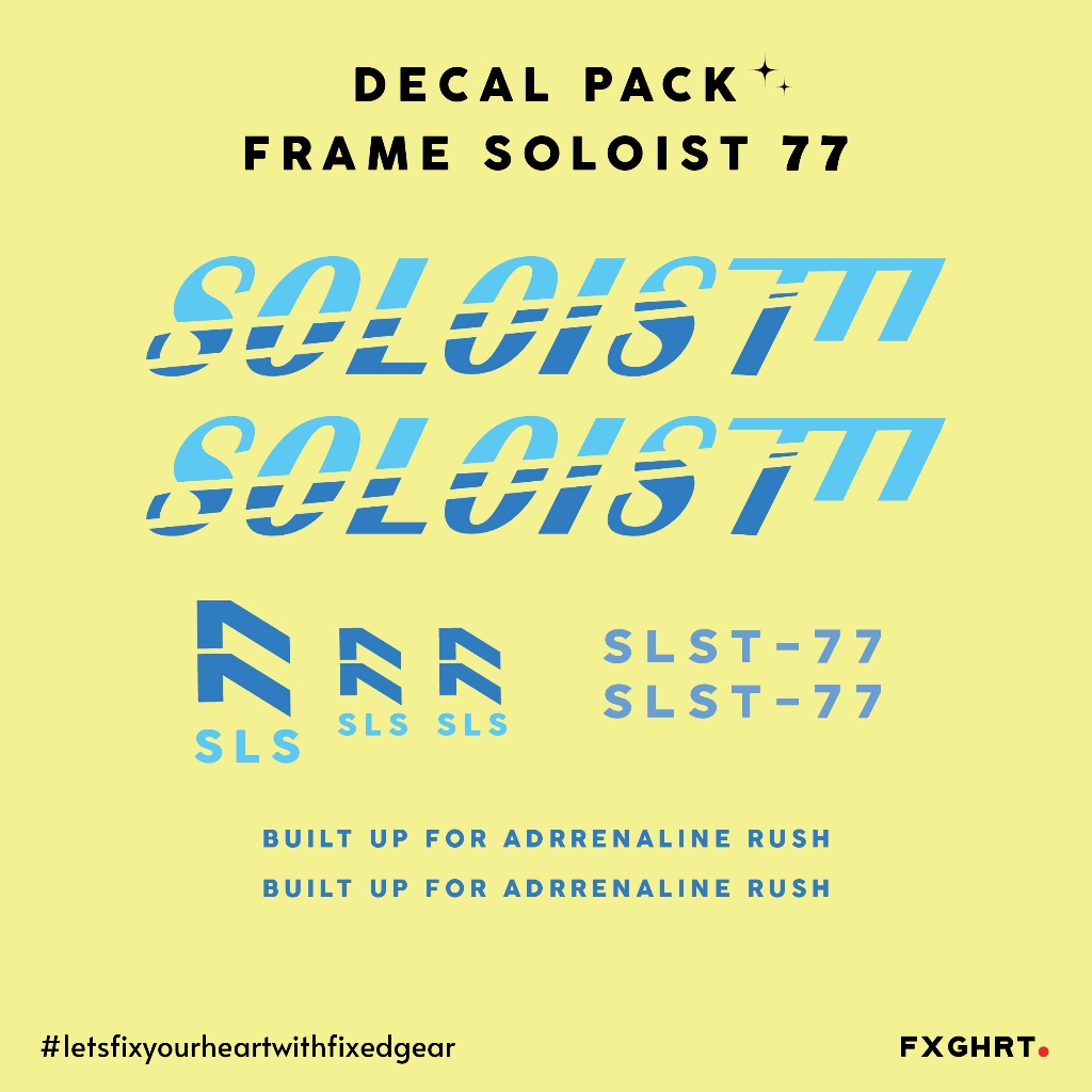 Sticker Frame United Soloist 77