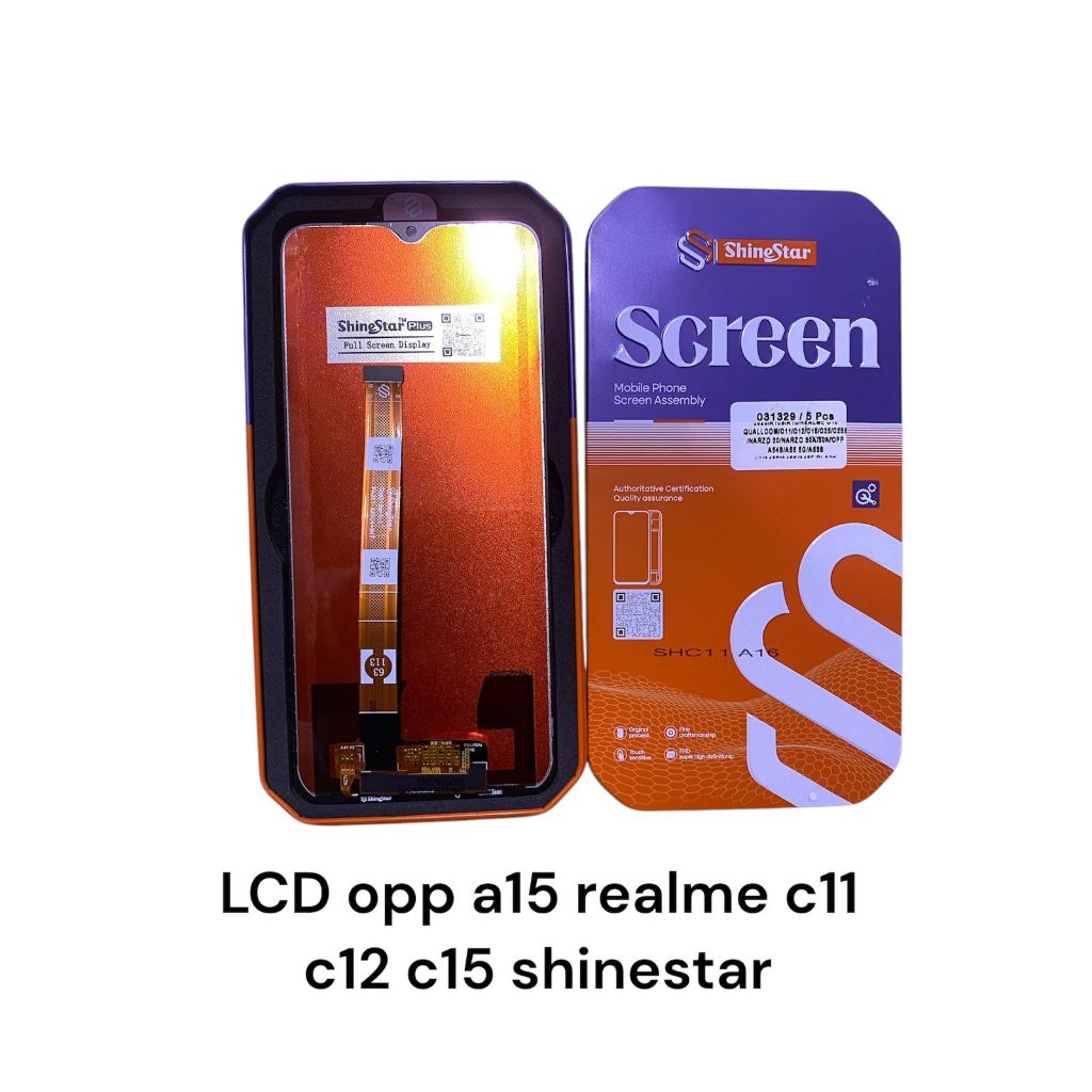 LCD TOUCHSCREEN REALME C11 C12 C15 / C15 QUALCOM QUALCOMM ORIGINAL shinstar
