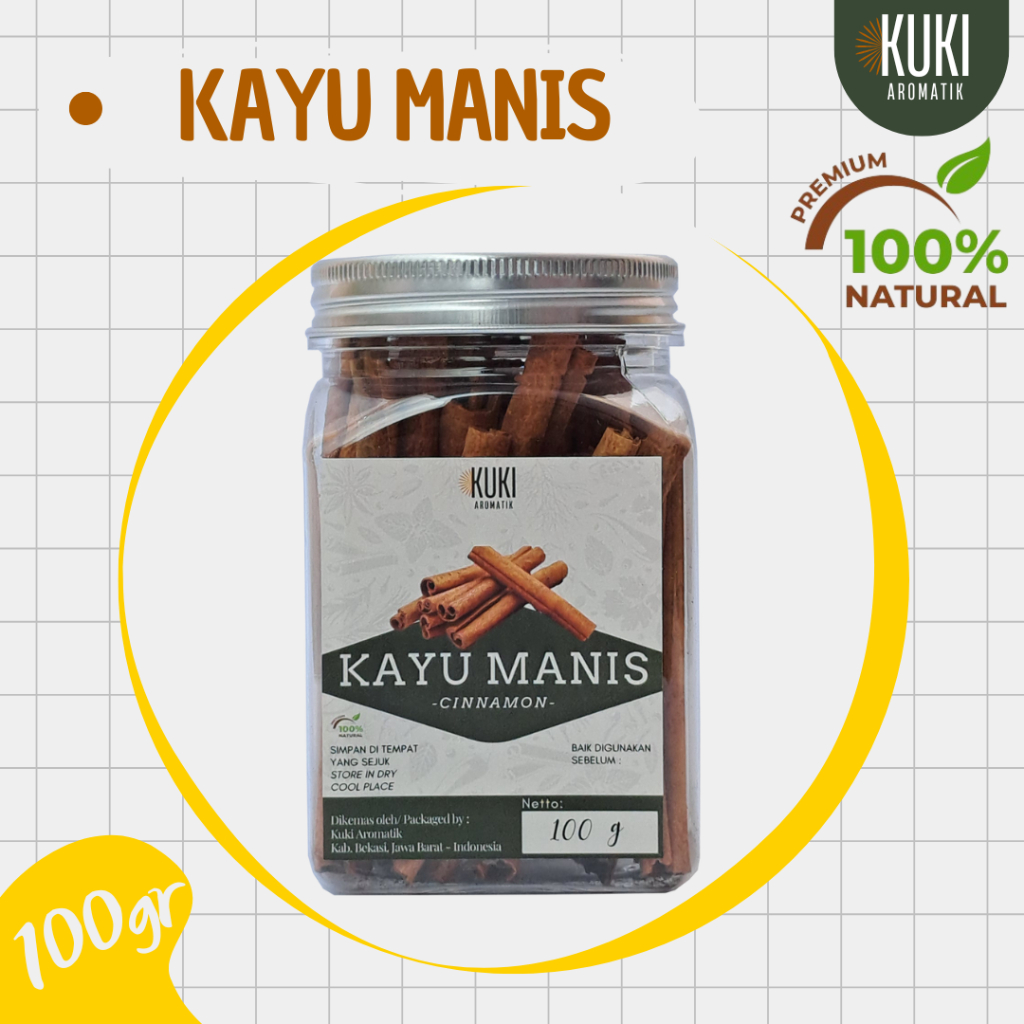 

Kayu Manis | Cinnamon 40g 100g | Bumbu Dapur | Rempah 100% Natural | Kualitas Premium
