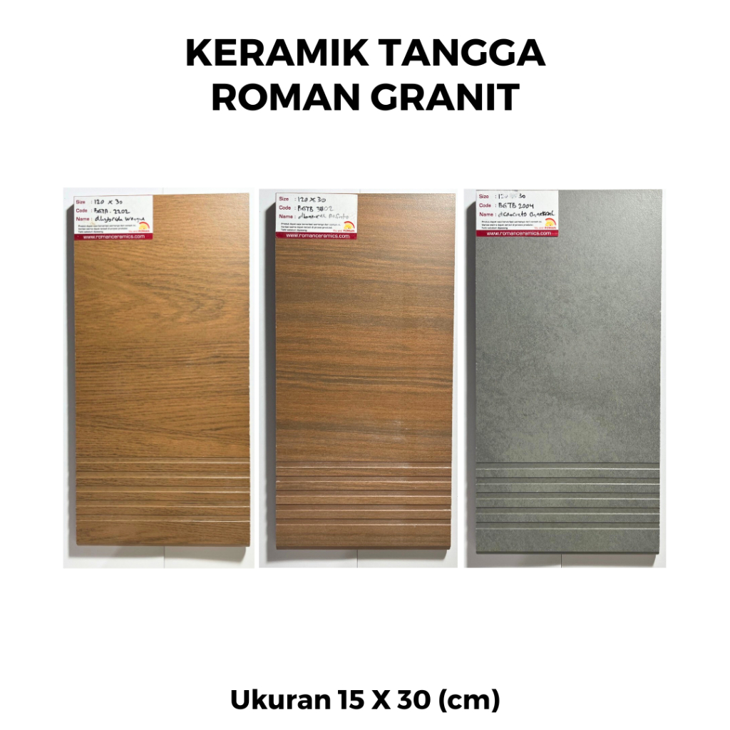 Sample Material Keramik Tangga Roman Granit | Material Interior