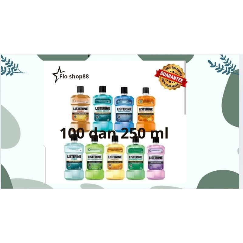 A - LISTERINE / LISTERINE UNTUK KARANG GIGI / LISTERINE BAU MULUT / LISTERINE 250ML / LISTERINE MOUT