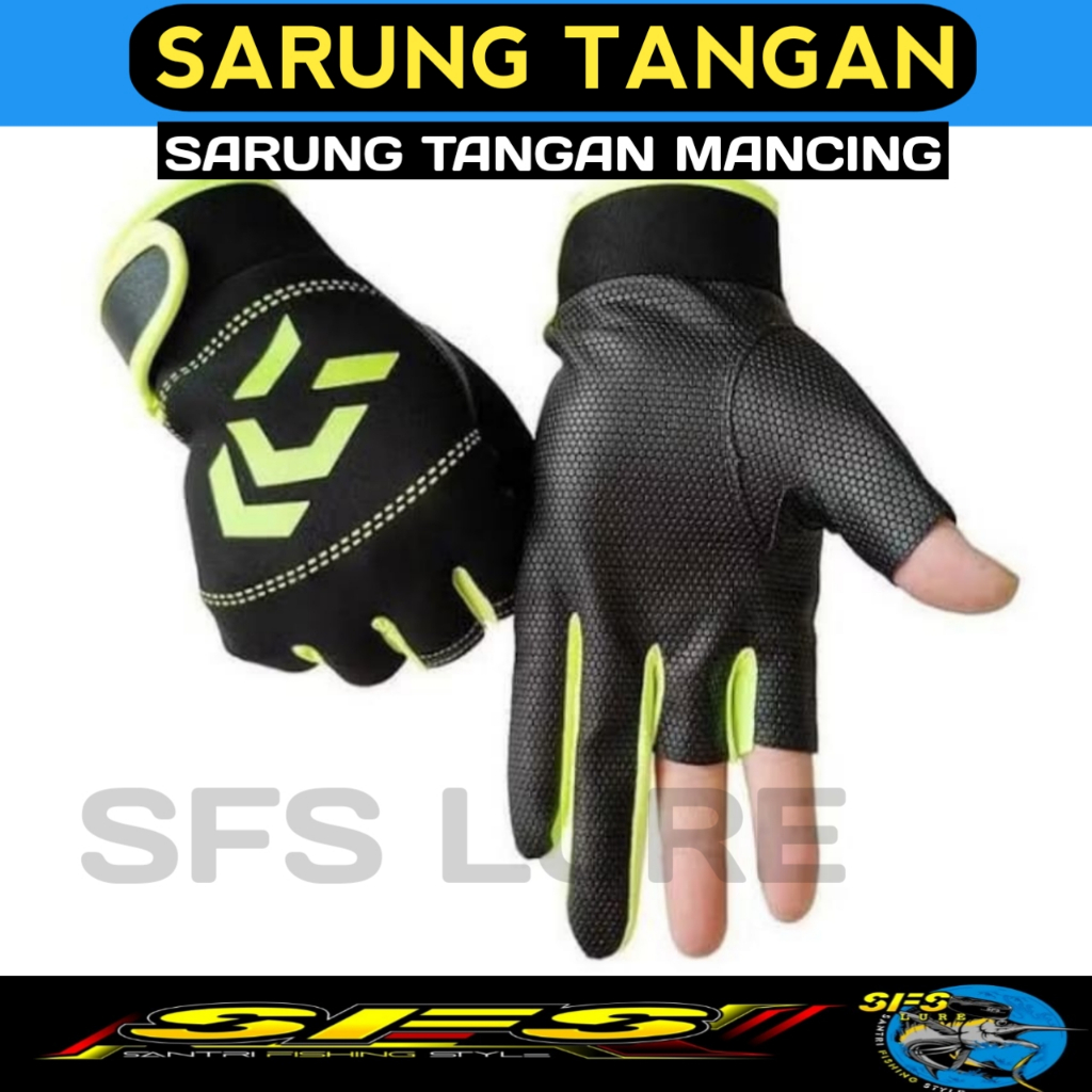 Sarung tangan glove daiwa sarung tangan mancing sarung tangan sepeda sarung tangan motor glove sarun