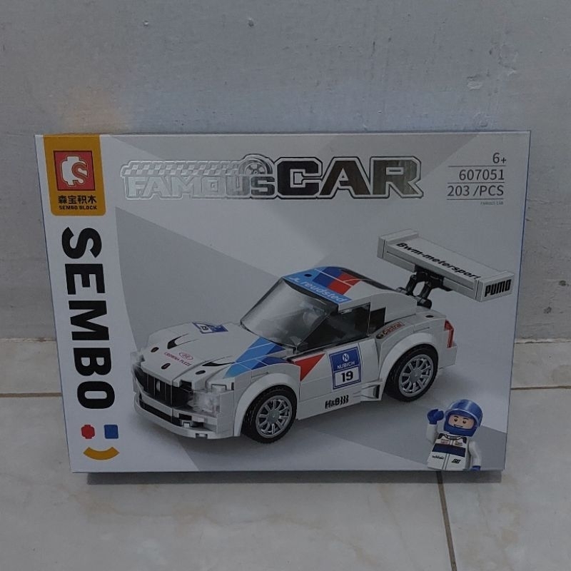 Mainan Sembo Block Famous Car Sports- Sembo Block Mobil Balap