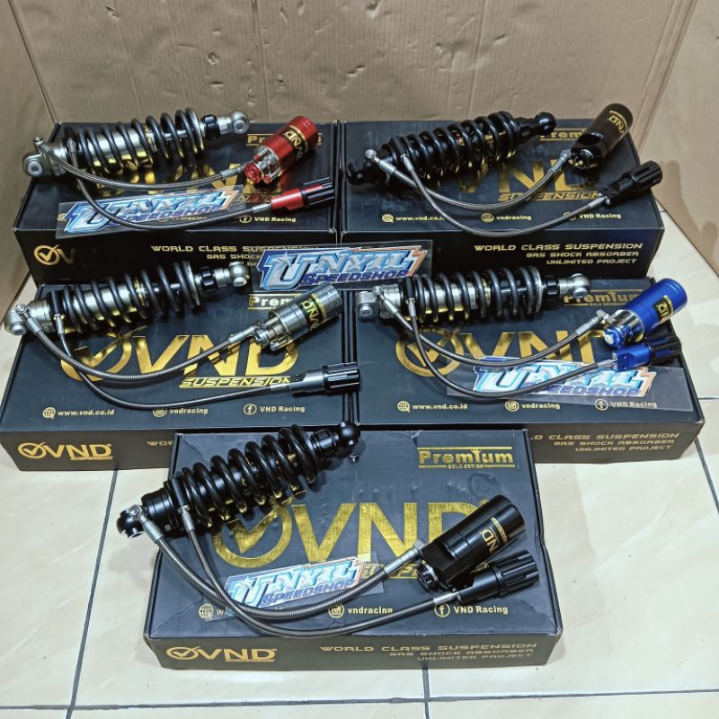 SHOCK BREAKER BELAKANG VND DOUBLE TABUNG NINJA R RR SS ORIGINAL