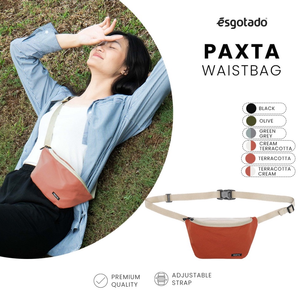 KODE H37L Esgotado Tas Pinggang Waist Bag Kanvas Pria Wanita  Paxta Waist Bag 1