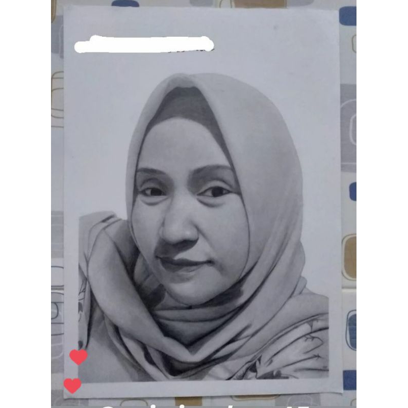 

Sketsa wajah realistis A3 (1 wajah)