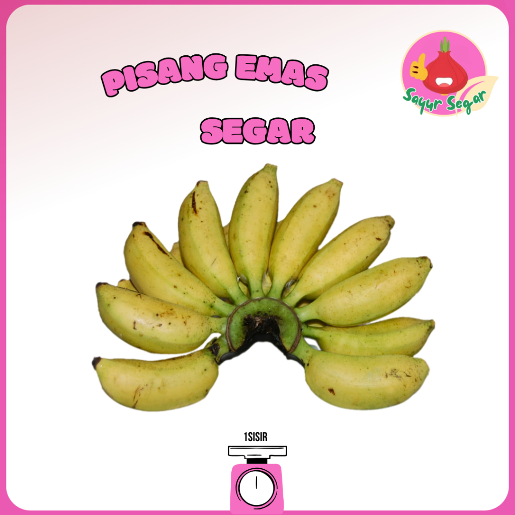

Sayur Segar - Pisang Emas/Golden Bananas 1 Sisir