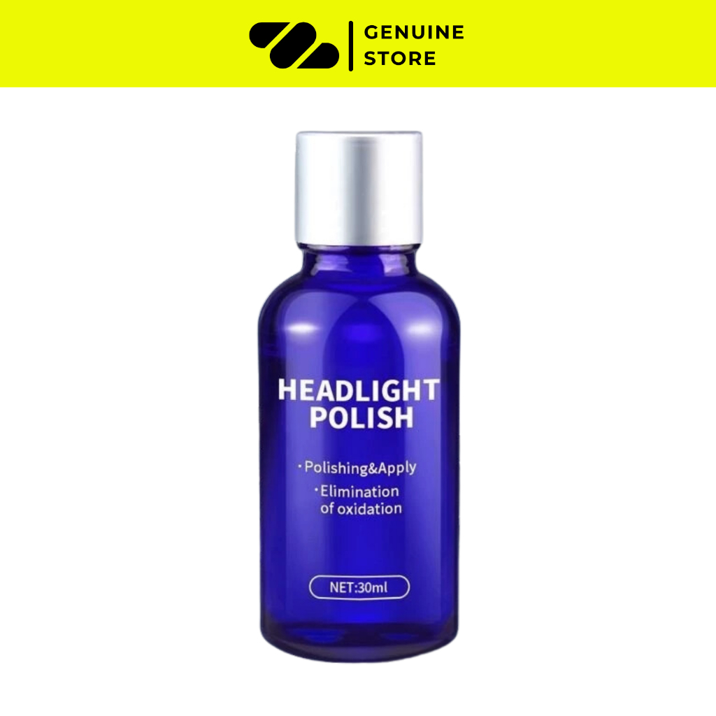 Cairan Pembersih Kaca Lampu Mobil Motor Buram Kuning Kusam