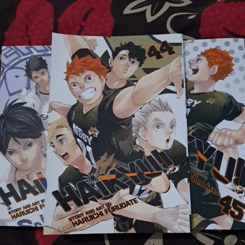 Manga Haikyuu English Vol 43 44 45
